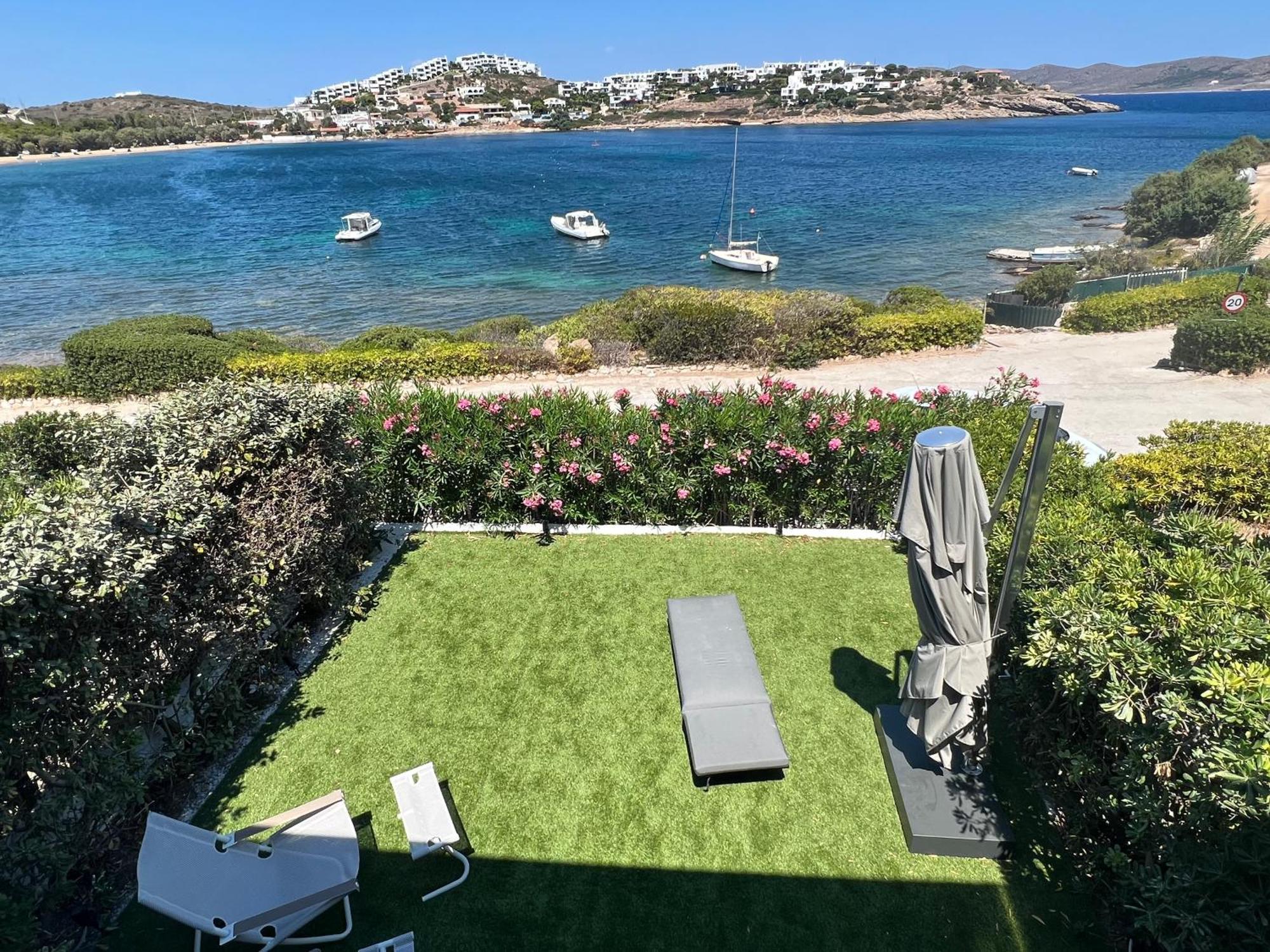 סוניו Sounio - Waterfront Luxury Spa Villa Pounta Zeza 170 Sqm On Private Beach מראה חיצוני תמונה