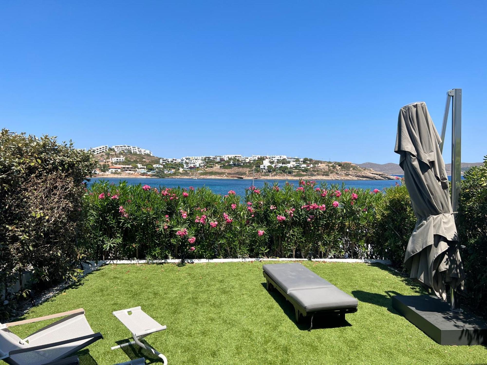 סוניו Sounio - Waterfront Luxury Spa Villa Pounta Zeza 170 Sqm On Private Beach מראה חיצוני תמונה