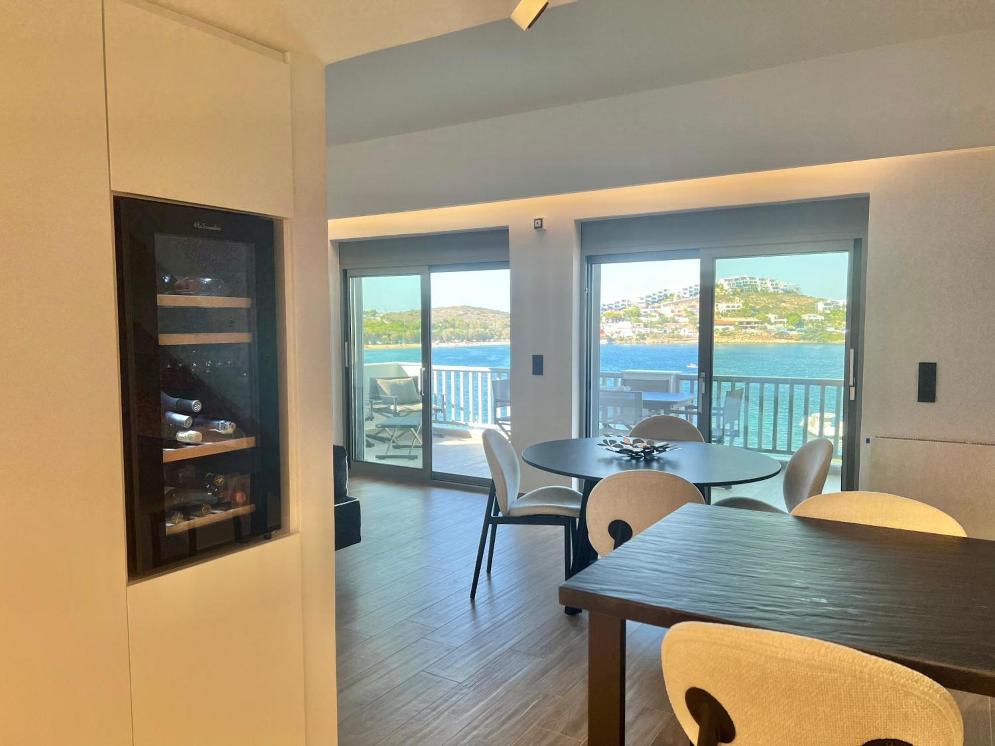 סוניו Sounio - Waterfront Luxury Spa Villa Pounta Zeza 170 Sqm On Private Beach מראה חיצוני תמונה