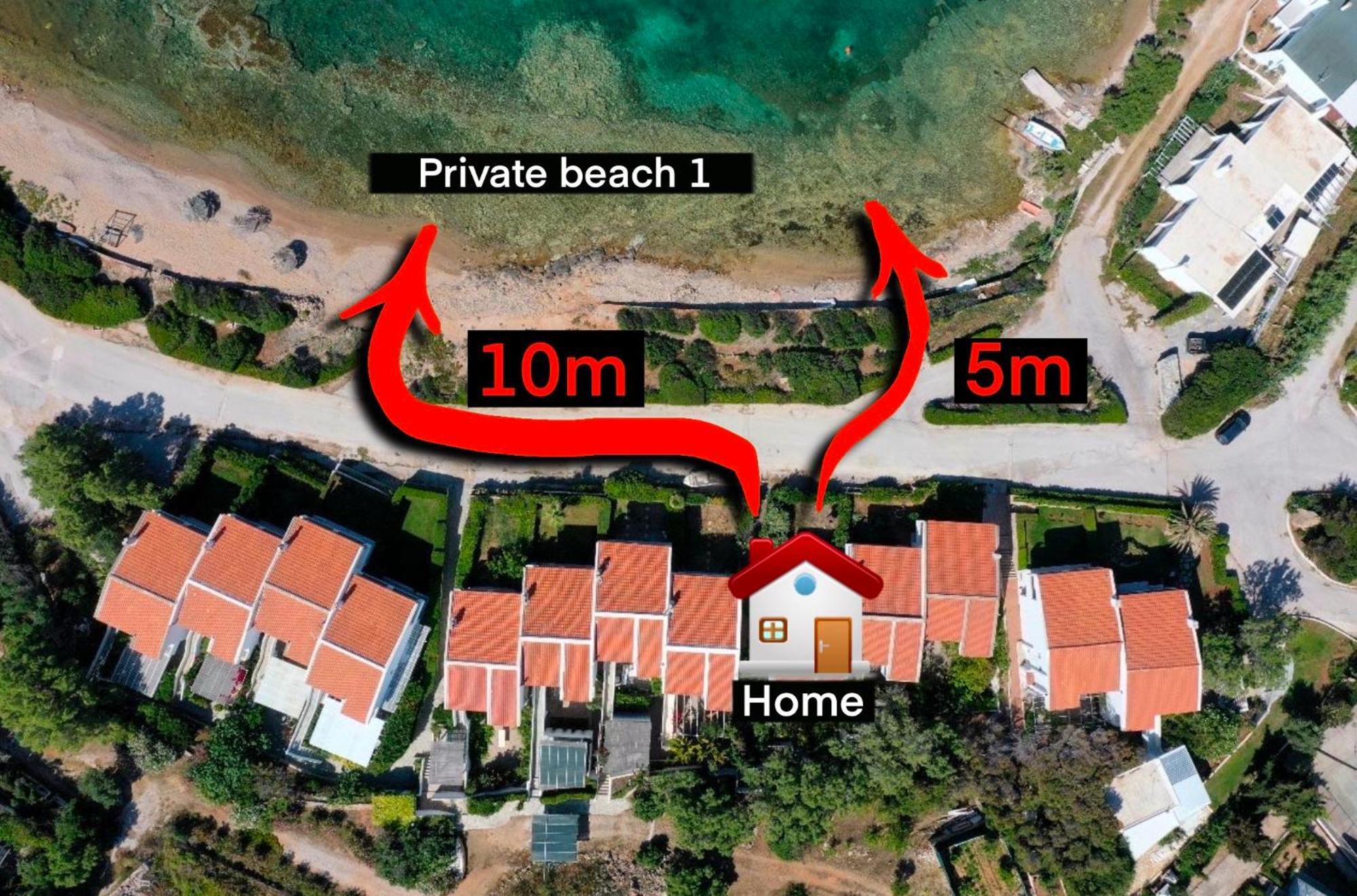 סוניו Sounio - Waterfront Luxury Spa Villa Pounta Zeza 170 Sqm On Private Beach מראה חיצוני תמונה