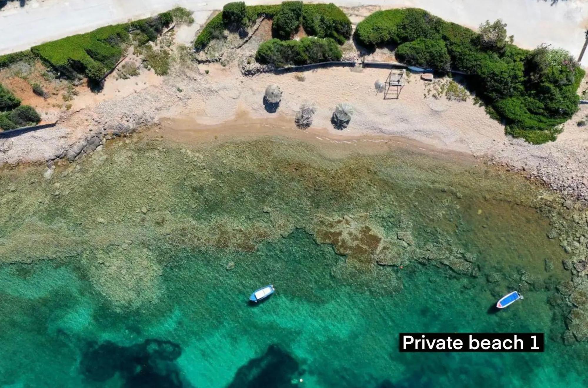 סוניו Sounio - Waterfront Luxury Spa Villa Pounta Zeza 170 Sqm On Private Beach מראה חיצוני תמונה